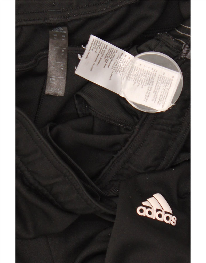 Pantaloni de trening Adidas pentru bărbați, poliester mediu negru