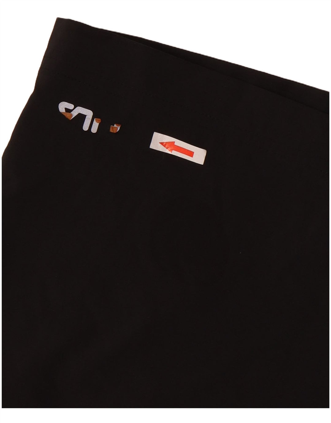 Pantaloni scurți sport Fila pentru bărbați, poliester mediu negru