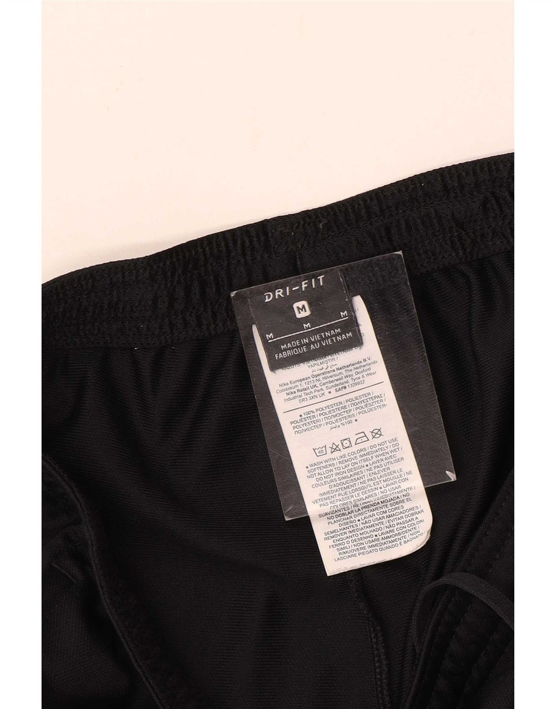 Pantaloni de trening Nike Dri Fit pentru femei UK 14 Poliester mediu negru