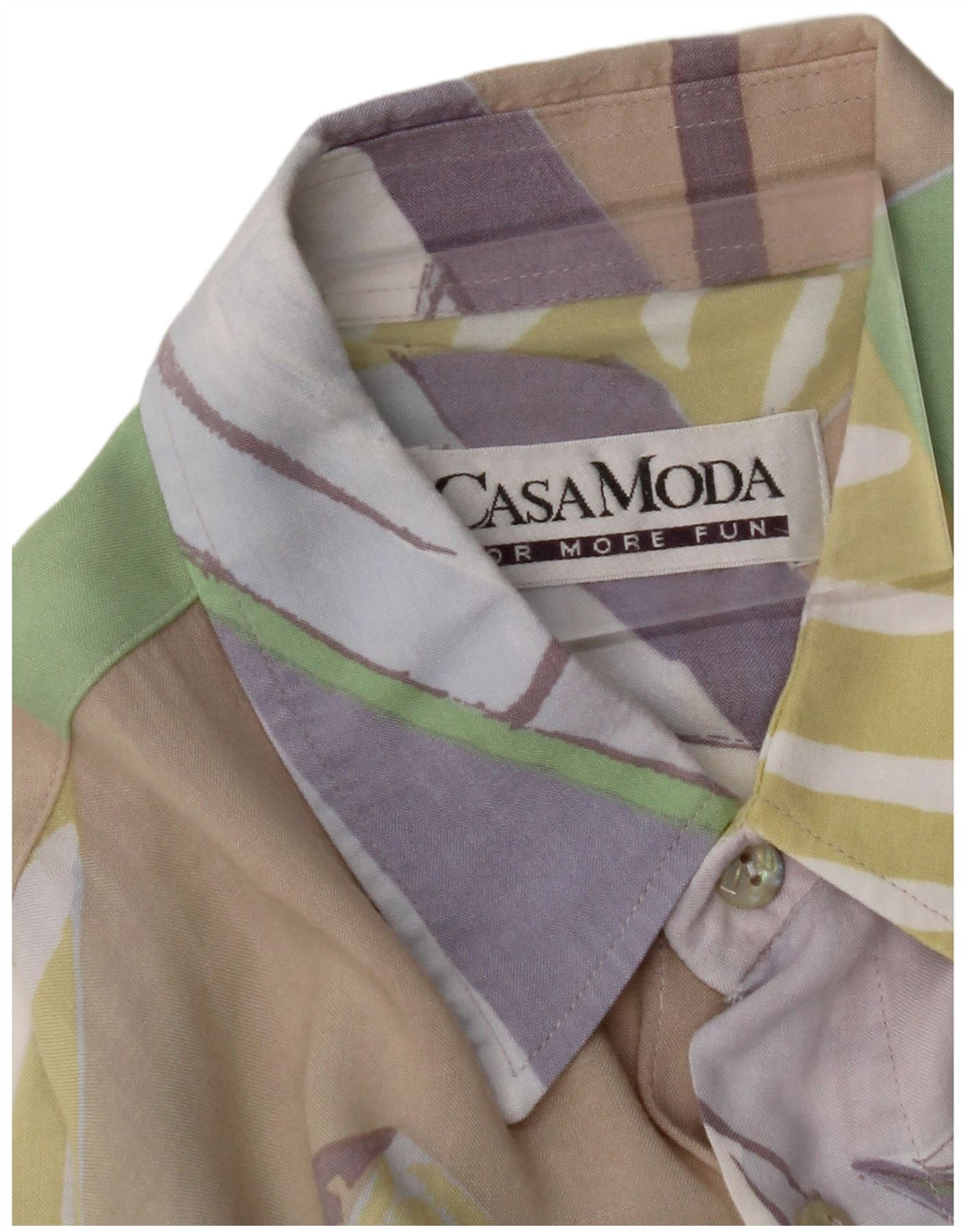 Cămașă pentru bărbați CASA MODA cu mânecă scurtă, mare, multicoloră