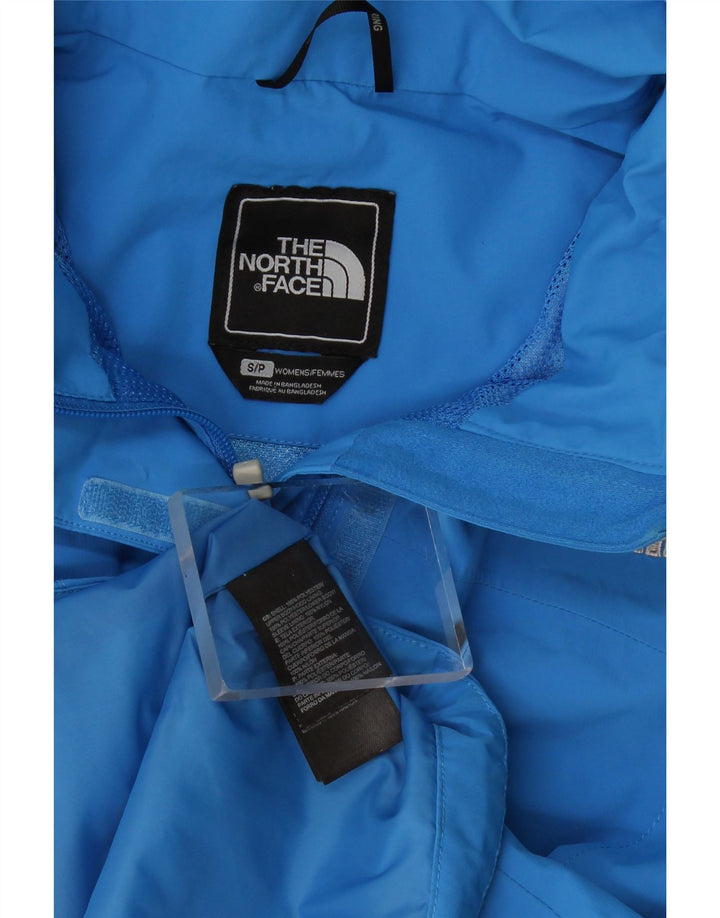 Jachetă de ploaie cu glugă The North Face pentru femei UK 10 Small Blue Poliester