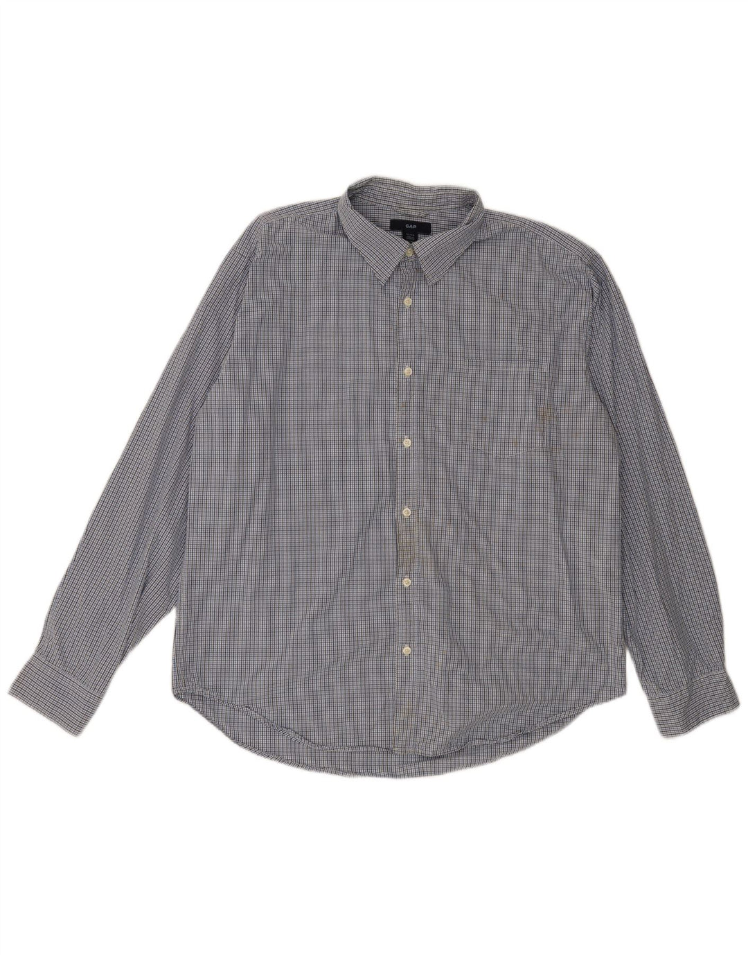 Cămașă pentru bărbați Gap XL Blue Check Bumbac