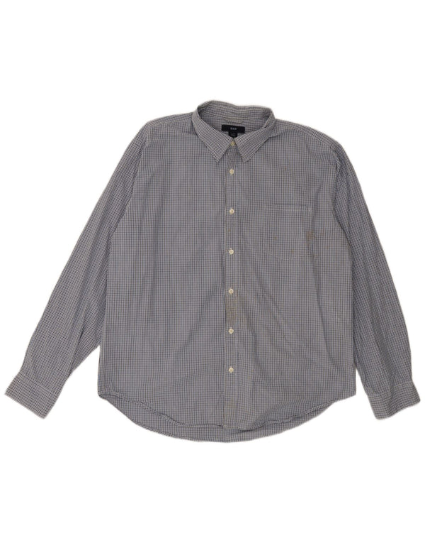 Cămașă pentru bărbați Gap XL Blue Check Bumbac