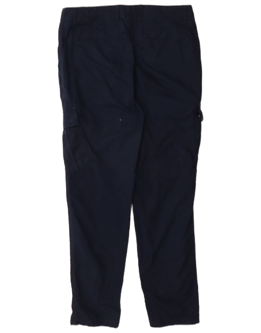 Pantaloni cargo subțiri pentru bărbați Marks & Spencer L36 L31 Bumbac bleumarin