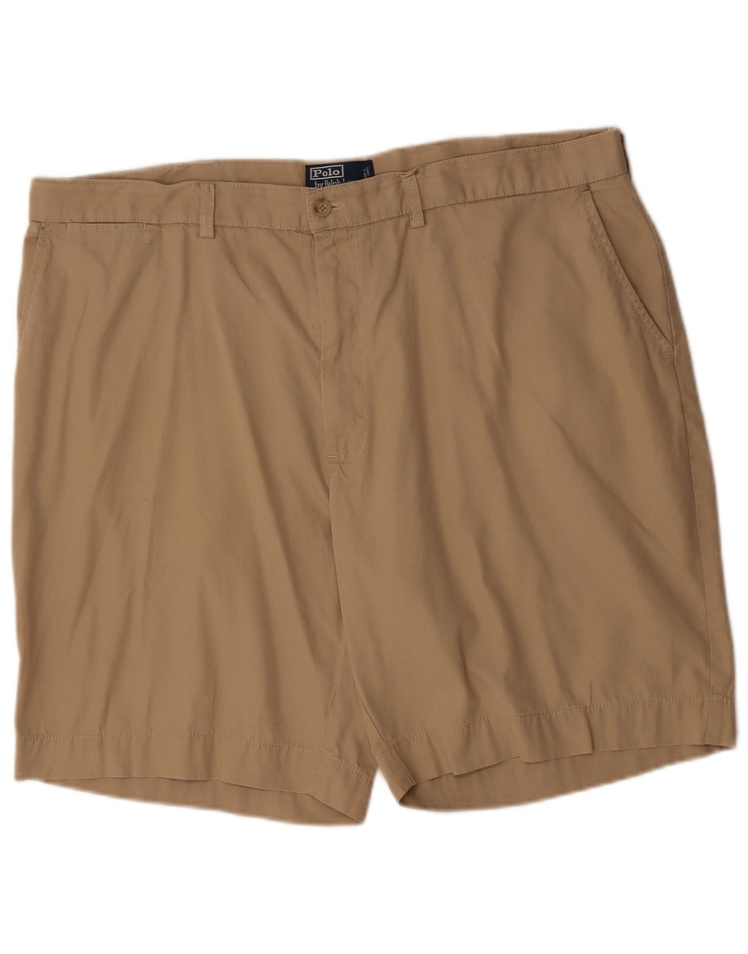 POLO RALPH LAUREN Mens Chino Shorts W42 2XL Beige Cotton