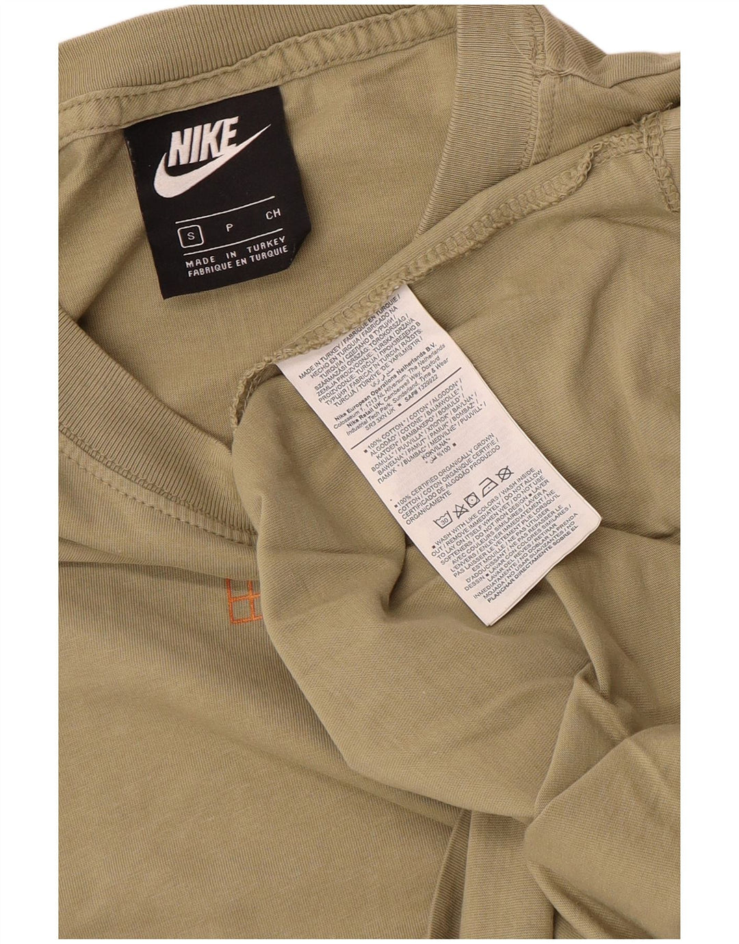 Tricou grafic Nike pentru bărbați Top mic din bumbac kaki