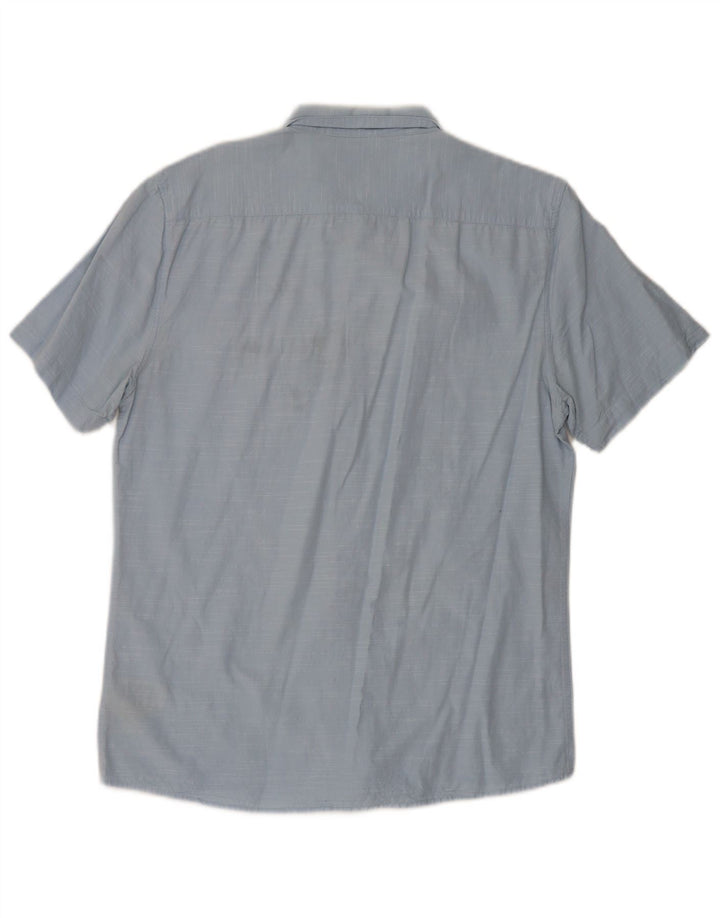 Cămașă Lee pentru bărbați, cu mânecă scurtă, slim fit, mare, albastru, bumbac