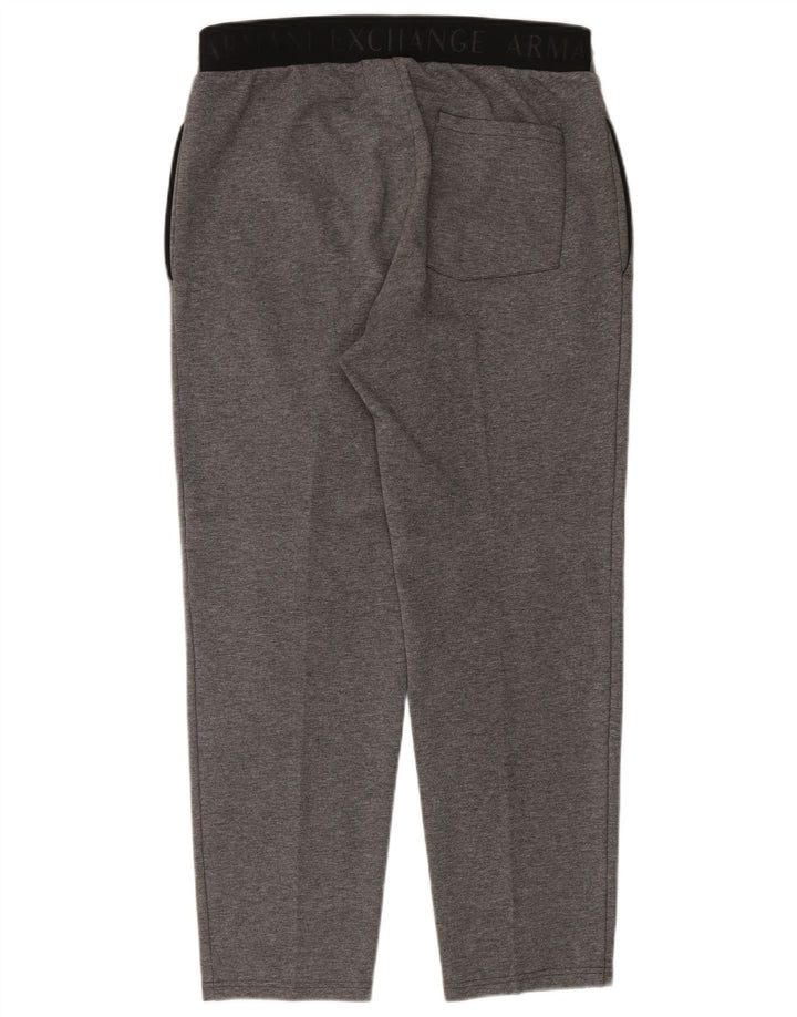 Pantaloni de trening pentru bărbați Armani Exchange, bumbac gri mediu