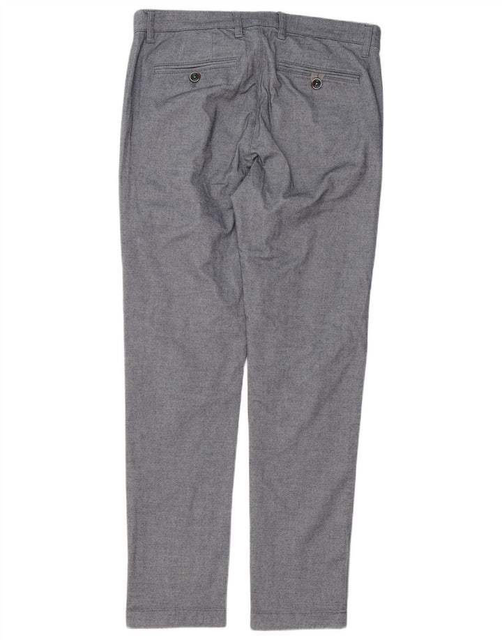 Ted Baker Pantaloni de costum slim pentru bărbați L32 L31 bumbac gri
