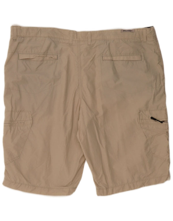 Pantaloni scurți cargo pentru bărbați Marks & Spencer W44 2XL bumbac bej