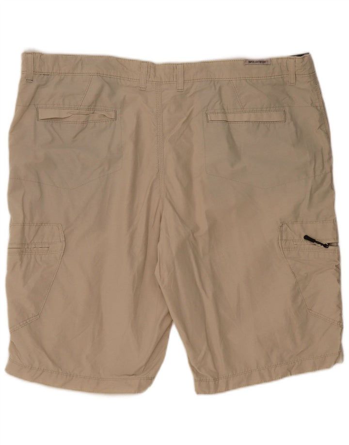 Pantaloni scurți cargo pentru bărbați Marks & Spencer W44 2XL bumbac bej