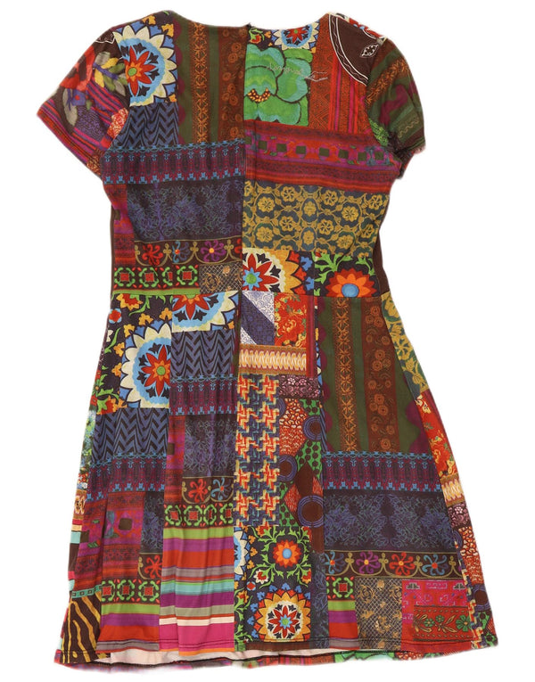 Rochie A-Line Desigual pentru femei UK 14, mare, multicoloră, mozaic