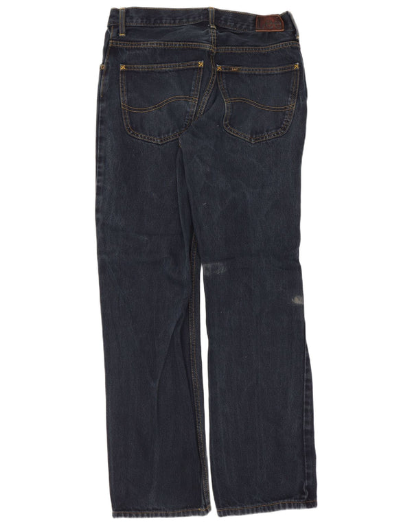 Lee Mens Brooklyn Comfort Straight Jeans W32 L30 Navy Blue Cotton