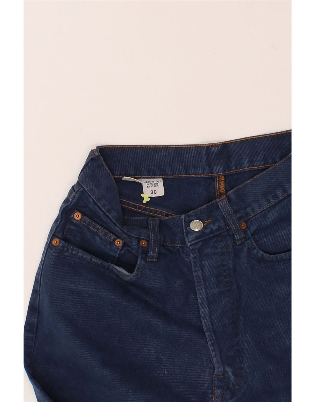 REPLAY Womens Straight Jeans W30 L28  Navy Blue Cotton Vintage Replay and Second-Hand Replay from Messina Hembry 