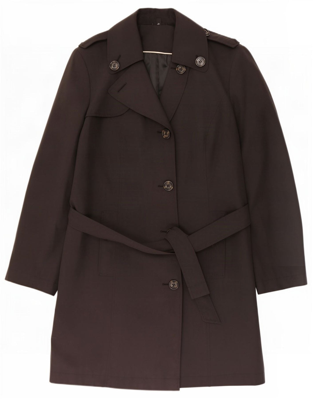 Trench pentru femei Marks & Spencer UK 22 3XL Poliester negru