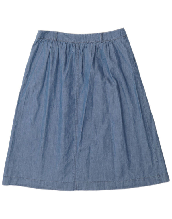 Oasis Womens Denim Skirt UK 14 Large W32 Blue Cotton