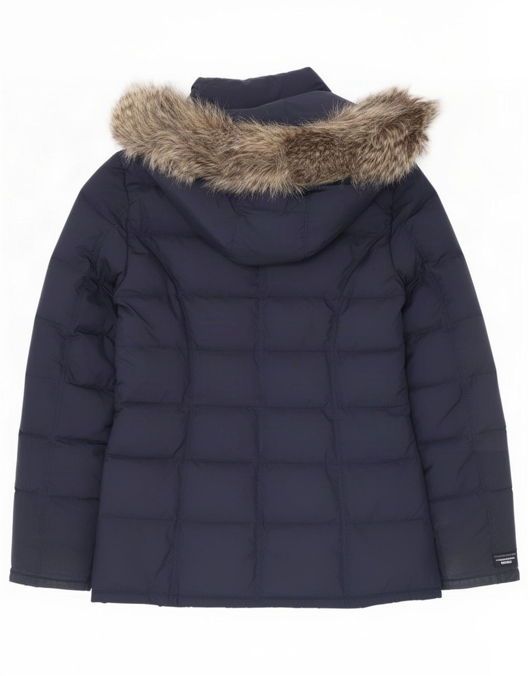 Jachetă căptușită cu glugă Tommy Hilfiger pentru femei UK 10 Small Bleumarin Poliester