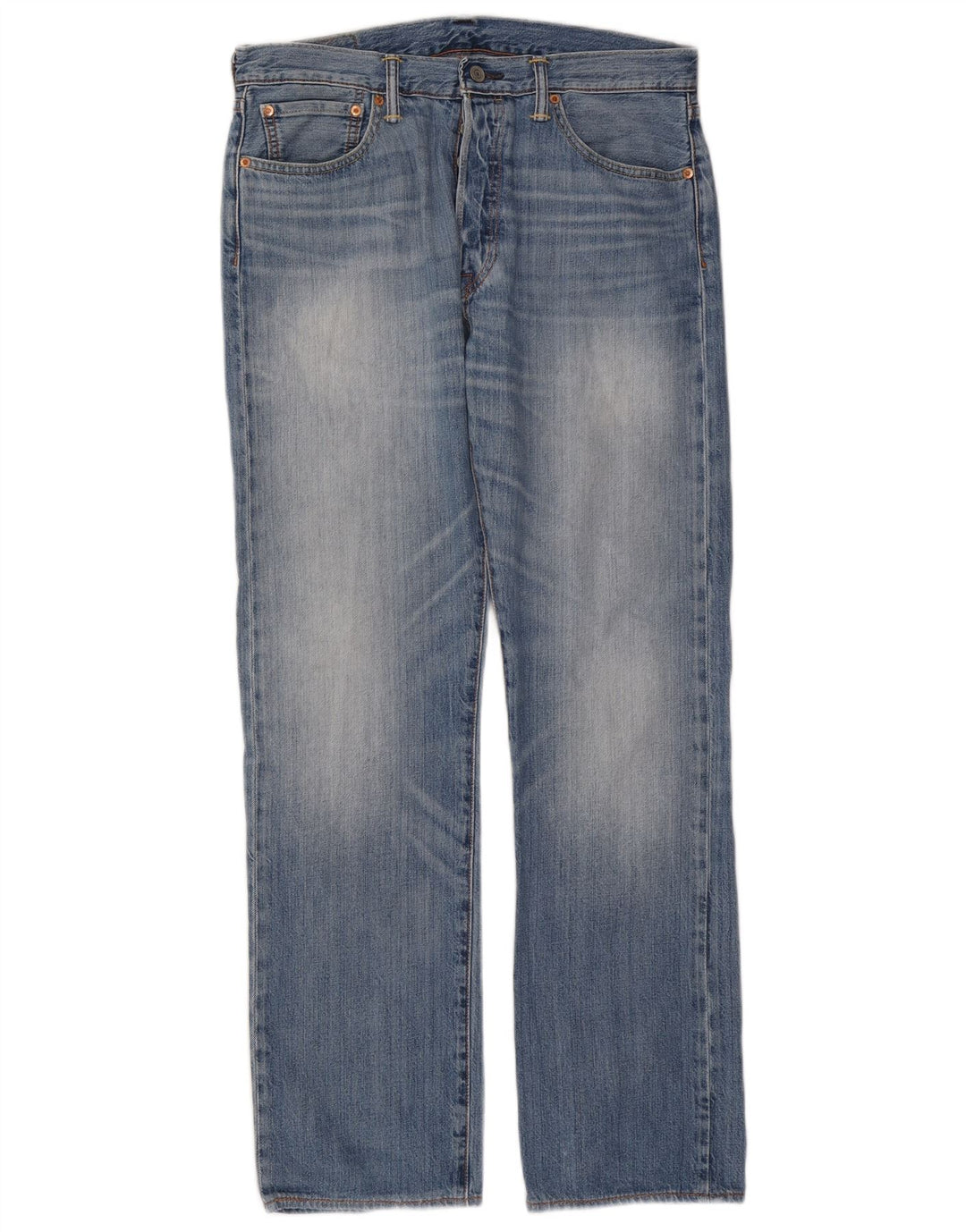 Blugi drepti pentru bărbați Levi's 501 W32 L32 Bumbac albastru