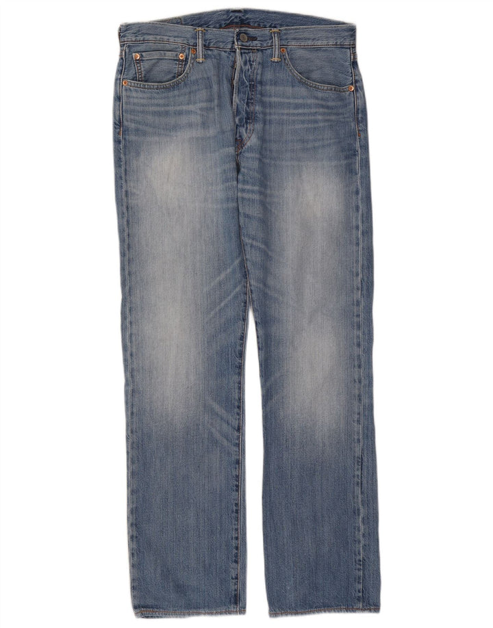 Blugi drepti pentru bărbați Levi's 501 W32 L32 Bumbac albastru