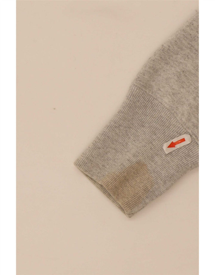 Pulover pentru bărbați Champion Reverse Weave Graphic Hoodie, bumbac mediu gri