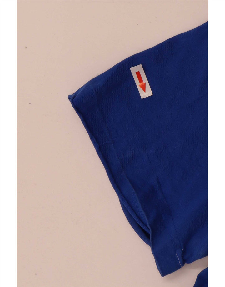 Tricou grafic Lacoste pentru bărbați, cu croiala normală, marimea 5 mare, bumbac albastru