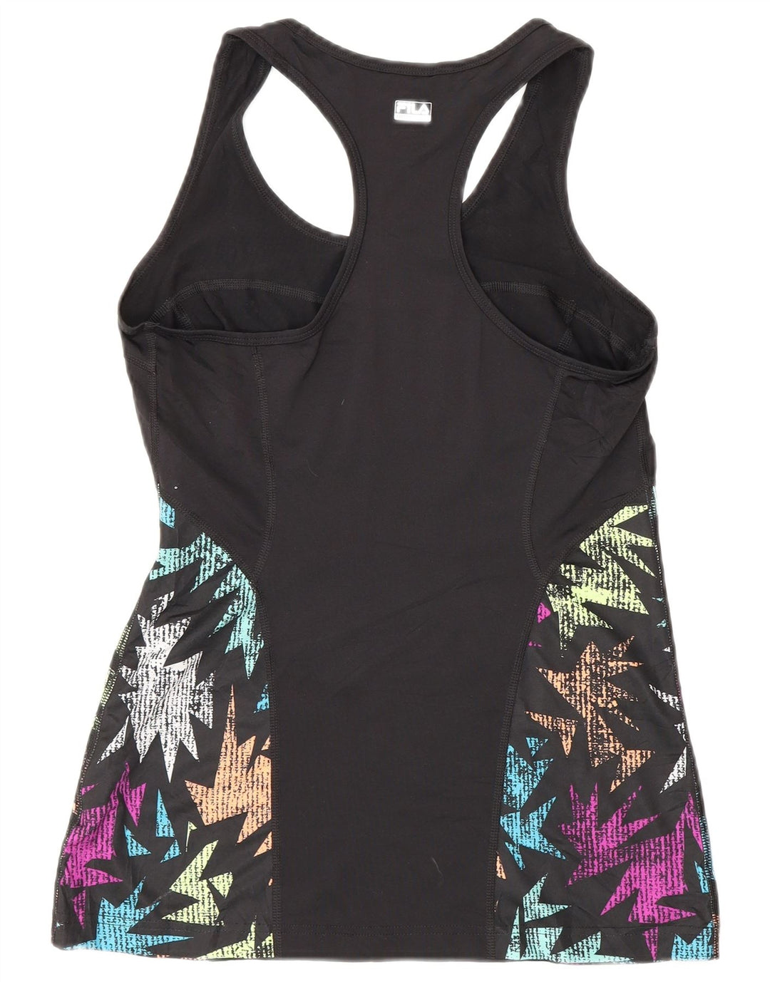 Vest Vest Top Femei Fila UK 12 Medium Black Floral Poliester