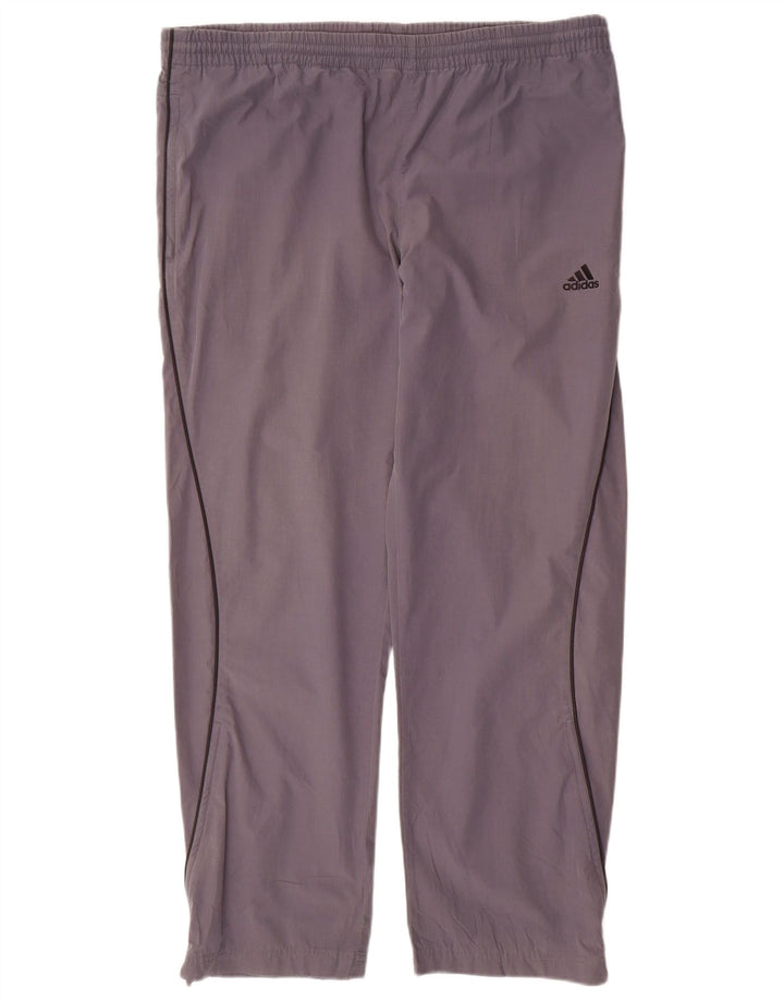 ADIDAS Mens Tracksuit Trousers Large Grey Polyester