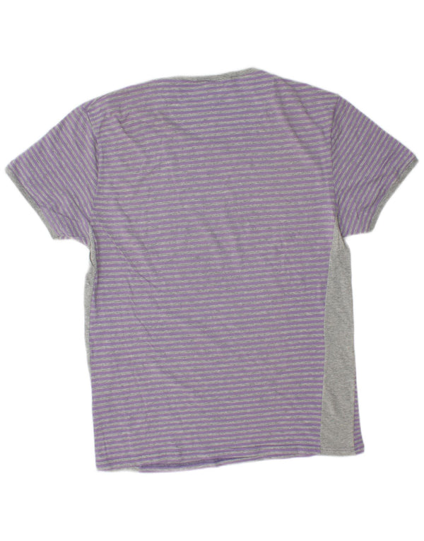 Tricou Bărbați KAPPA Top XL Purple Pinstripe Bumbac