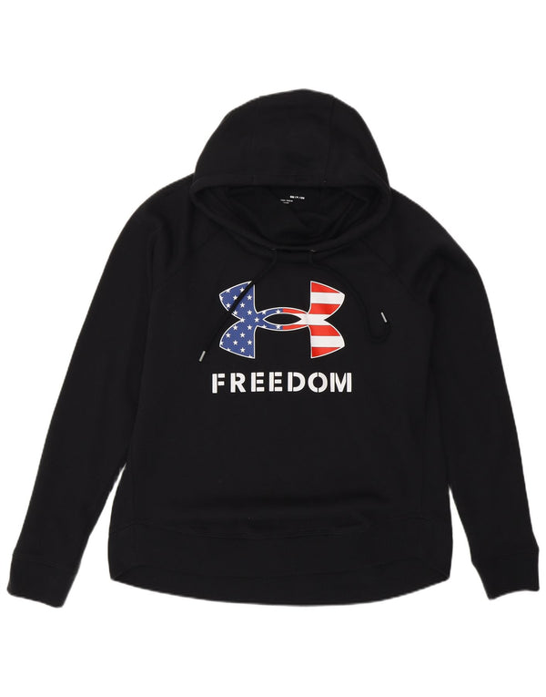 Pulover Oversized Hoodie Under Armour pentru femei UK 10 Small Black