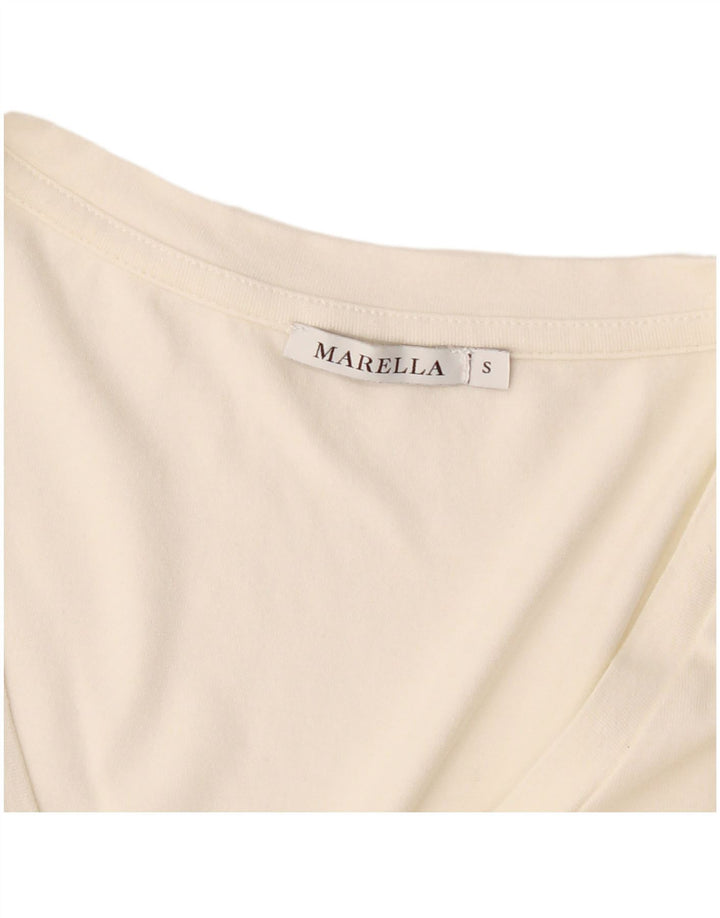 Tricou pentru femei Marella Top UK 10 Small Off White