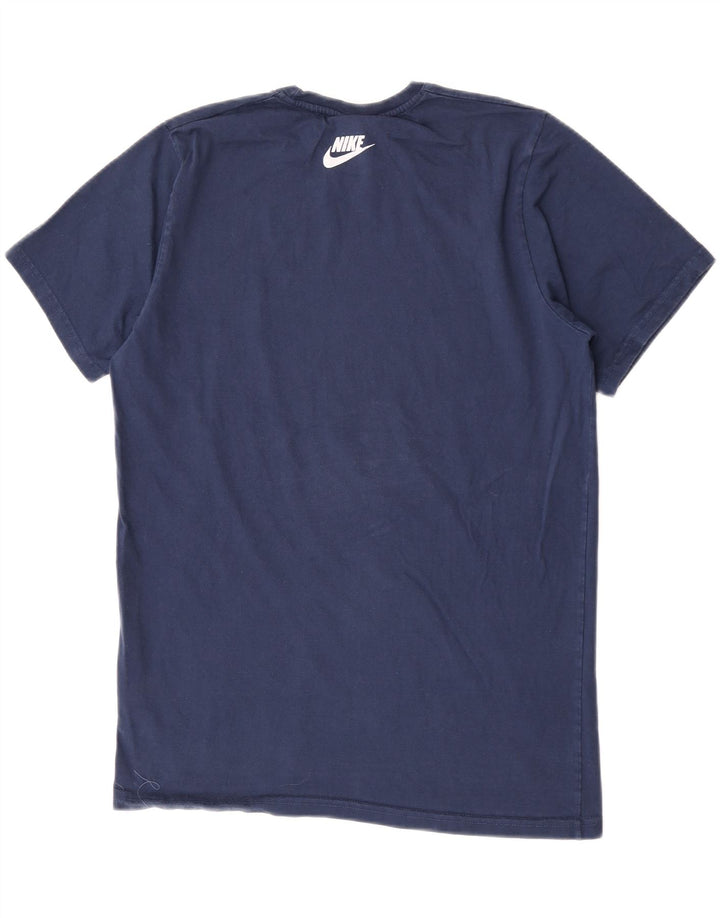 Tricou grafic Nike pentru bărbați Top mare din bumbac bleumarin