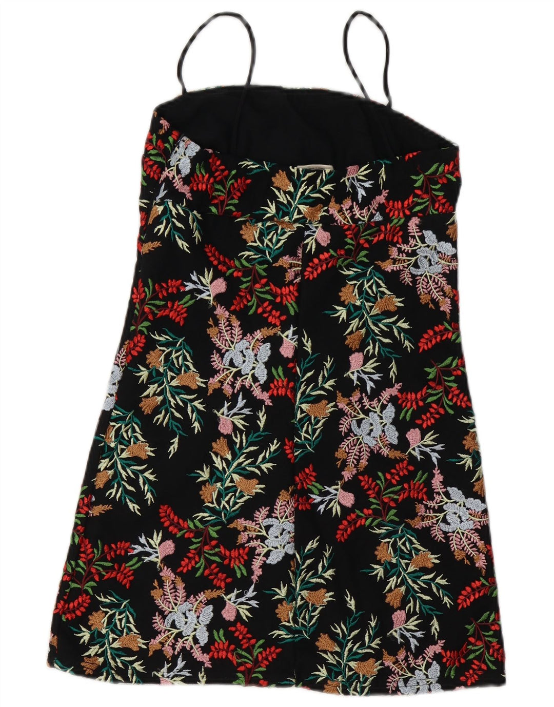 PINS AND NEEDLES Rochie Slip Femei UK 8 Mic Negru Floral
