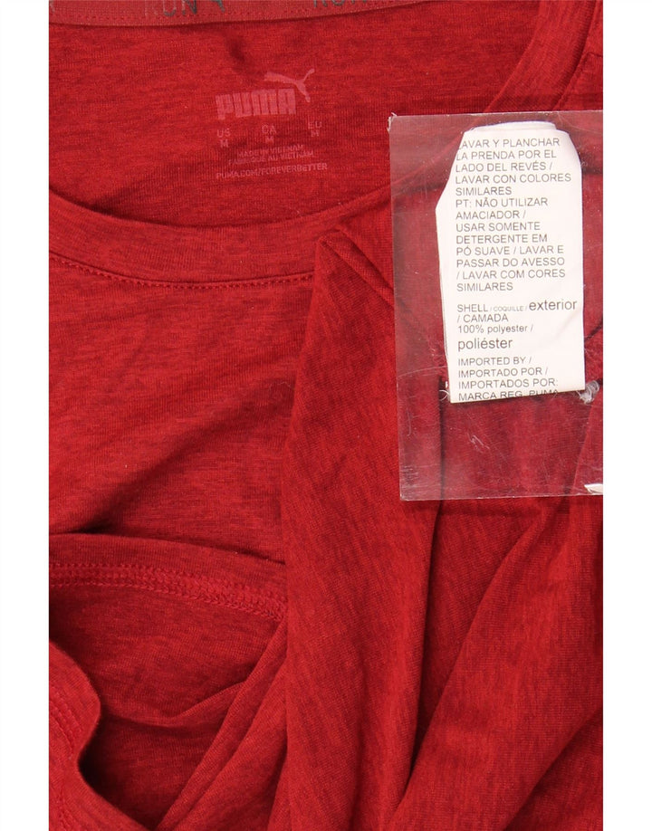 Tricou pentru bărbați Puma Top Medium Red Poliester