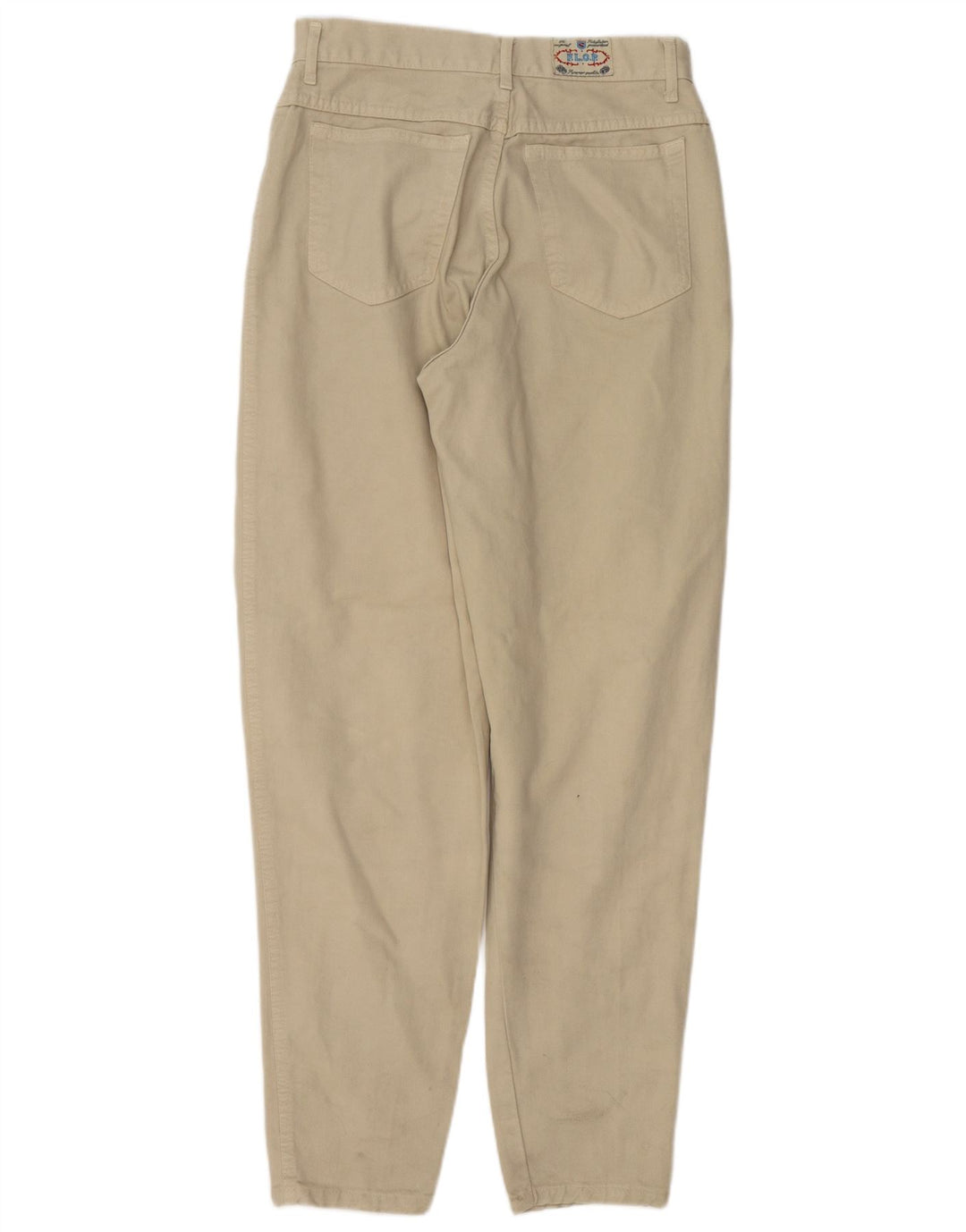 Blugi conici pentru femei VINTAGE W28 L32 bej