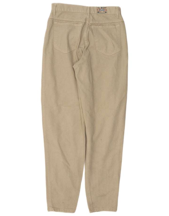 Blugi conici pentru femei VINTAGE W28 L32 bej