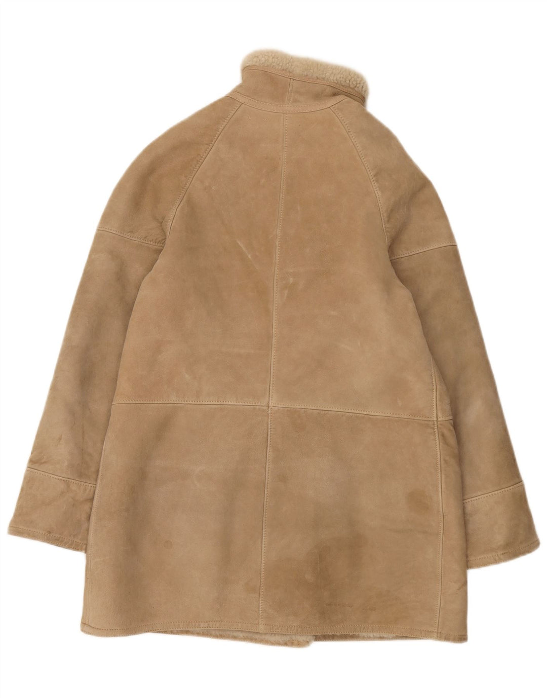 Palton din shearling pentru femei Cristiano Di Thiene IT 44 Bej Mediu