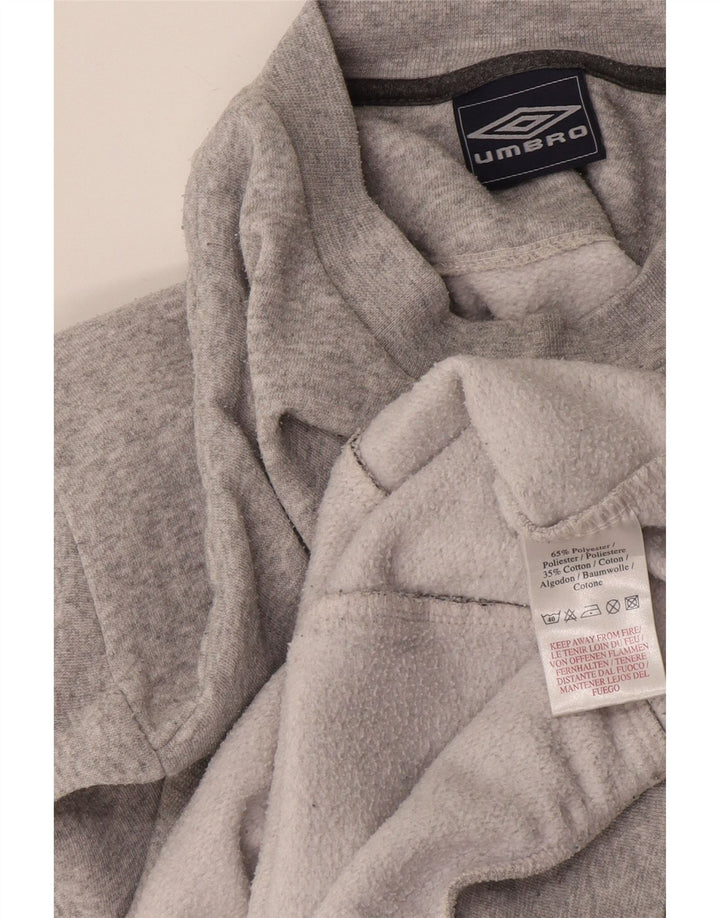 Pulover pentru bărbați Umbro Jumper XL bumbac gri