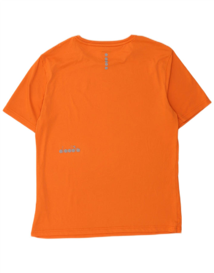 Tricou pentru bărbați Diadora Top Medium Orange Poliester