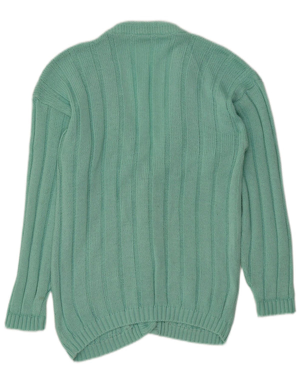 Pulover Cardigan Vintage pentru femei UK 14 Large Green