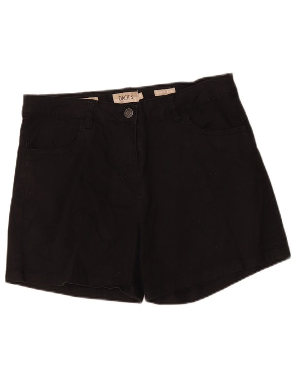 Pantaloni scurți casual Dack's cu talie înaltă IT 44 Medium W32 Bumbac negru