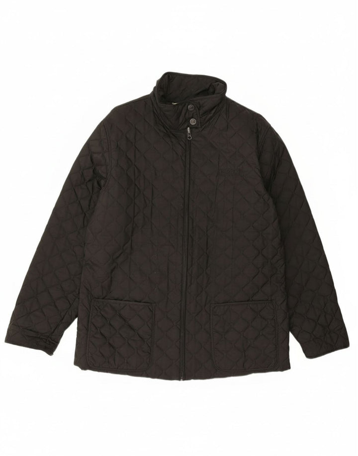 Jachetă matlasată pentru femei Ellesse UK 14 Large Black