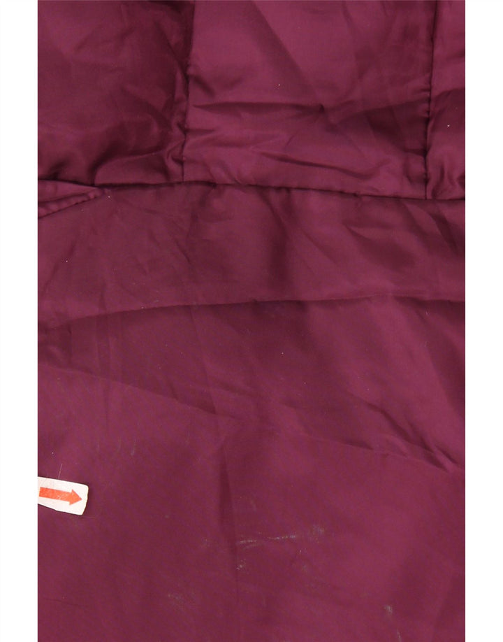 Jachetă căptușită Puma pentru femei UK 14 Medium Burgundy Colorblock Nylon