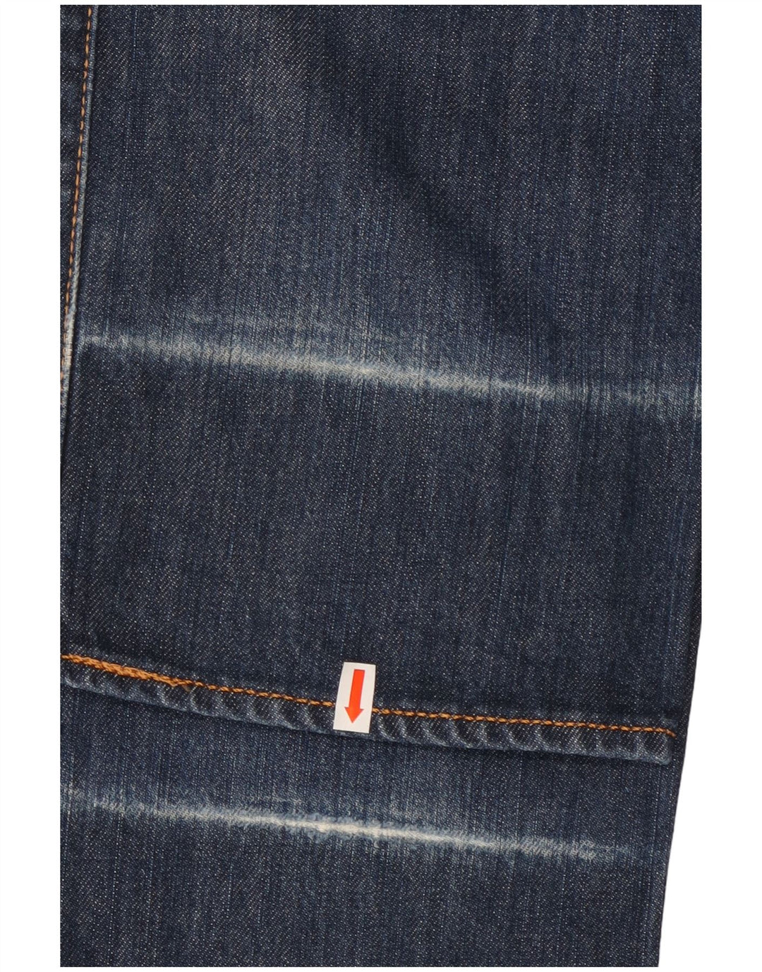 Blugi drepti pentru bărbați LEVI'S 501 L30 L32 Bumbac bleumarin