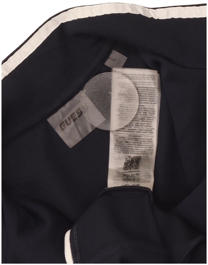Jachetă de trening pentru femei Guess UK 16, mare, albastru bleumarin
