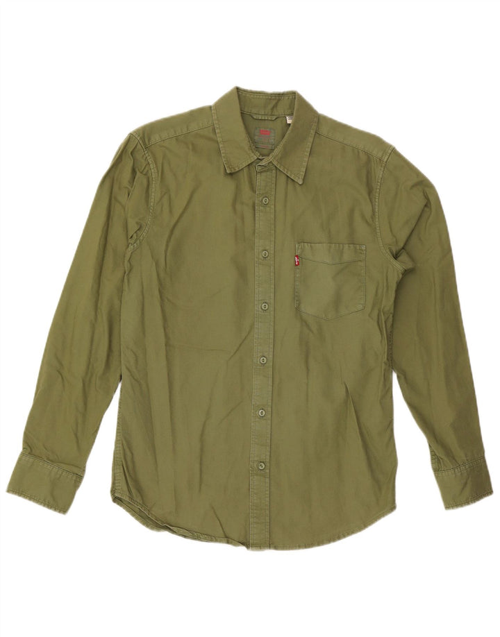 Cămașă standard Levi's pentru bărbați, bumbac kaki mic
