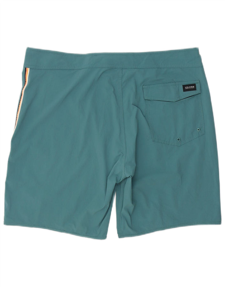 Pantaloni scurți de înot pentru bărbați Volcom XL cu dungi verzi