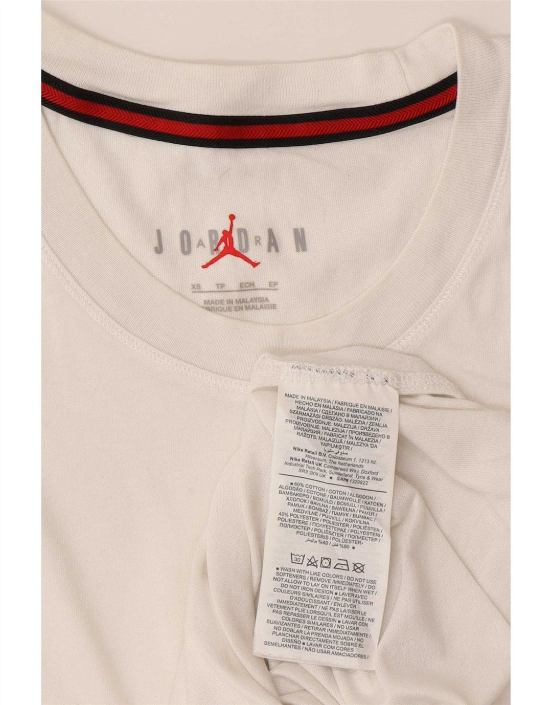 Vestă pentru bărbați Jordan XS Bumbac alb