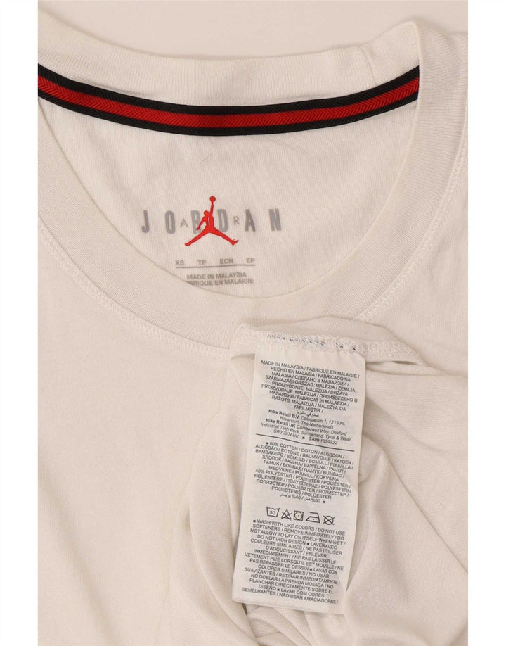 Vestă pentru bărbați Jordan XS Bumbac alb