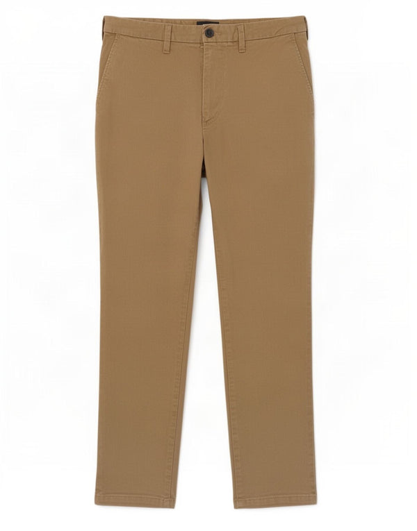 Pantaloni chino drepți pentru bărbați Marks & Spencer L36 L29 bumbac bej