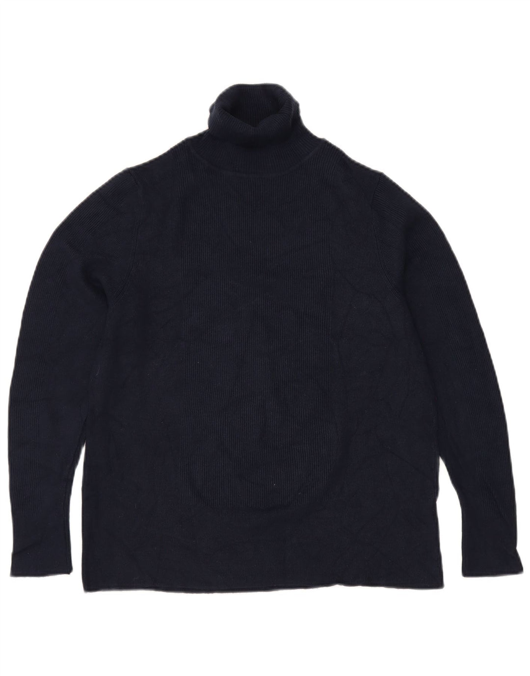 MARKS & SPENCER Pulover cu gât rulat pentru femei UK 22 3XL Bleumarin
